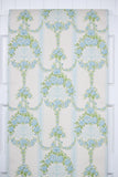 1960s Floral Vintage Wallpaper