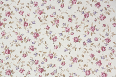 1960s Floral Vintage Wallpaper