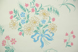 1940s Floral Vintage Wallpaper