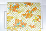 1970s Floral Vintage Wallpaper