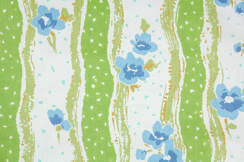 1970s Floral Vintage Wallpaper