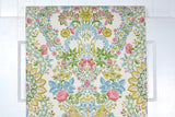 1960s Floral Damask Vintage Wallpaper