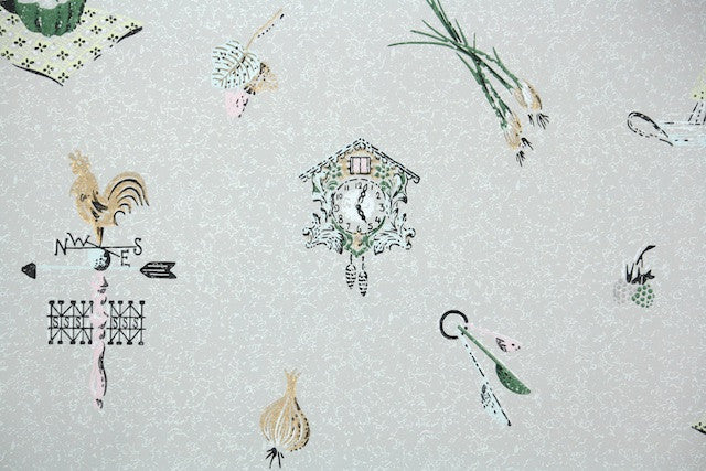 1950s Kitchen Vintage Wallpaper