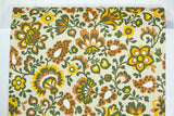 1970s Floral Vinyl Vintage Wallpaper