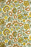 1970s Floral Vinyl Vintage Wallpaper