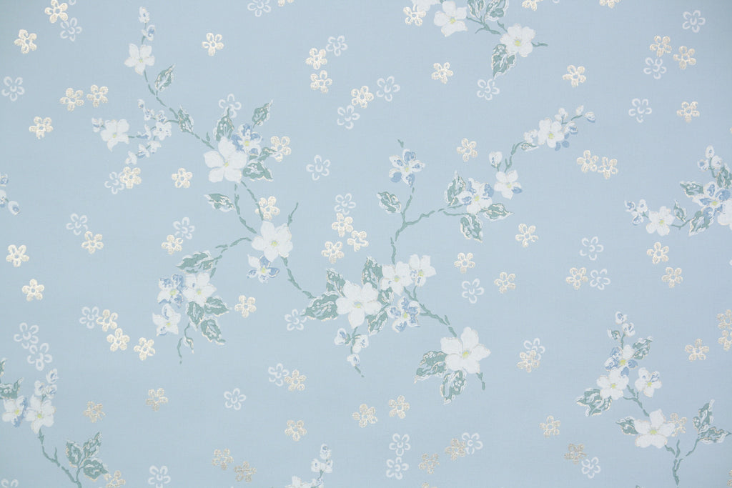 1950s Floral Vintage Wallpaper