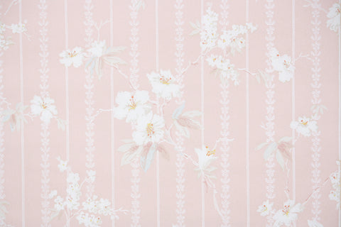 1930s Floral Vintage Wallpaper