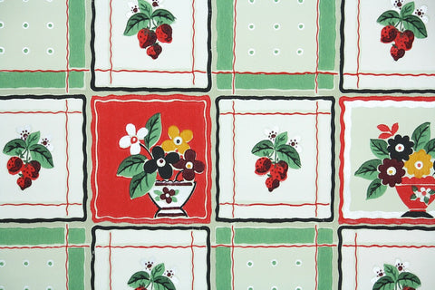 1940s Kitchen Vintage Wallpaper
