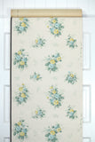 1960s Floral Vintage Wallpaper
