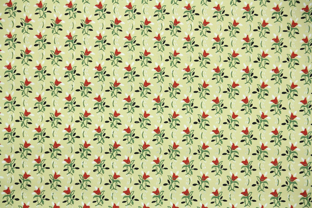 1940s Floral Vintage Wallpaper