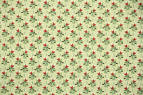 1940s Floral Vintage Wallpaper