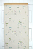 1960s Floral Vintage Wallpaper
