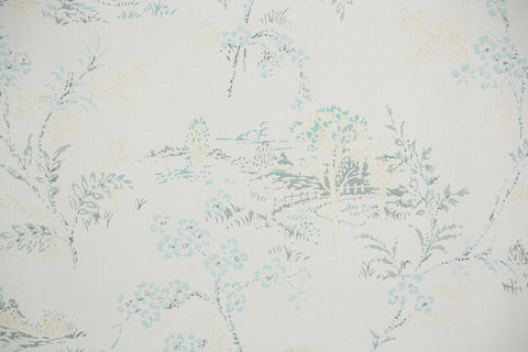 1960s Scenic Vintage Wallpaper