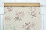 1960s Floral Vintage Wallpaper