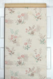 1960s Floral Vintage Wallpaper