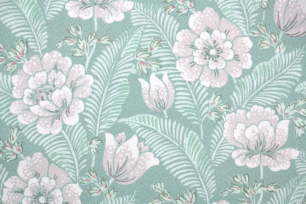 1950s Botanical Vintage Wallpaper