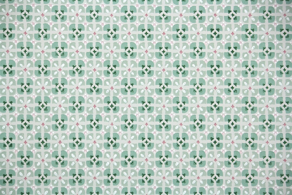 1940s Geometric Vintage Wallpaper