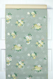 1940s Floral Vintage Wallpaper