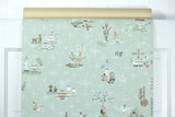 1950s Kitchen Vintage Wallpaper