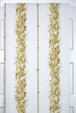 1970s Floral Stripe Vintage Wallpaper