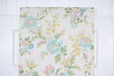 1960s Floral Vintage Wallpaper
