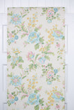1960s Floral Vintage Wallpaper