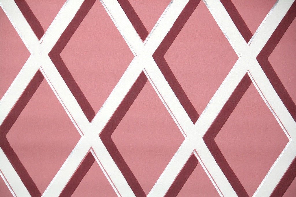 1950s Geometric Vintage Wallpaper
