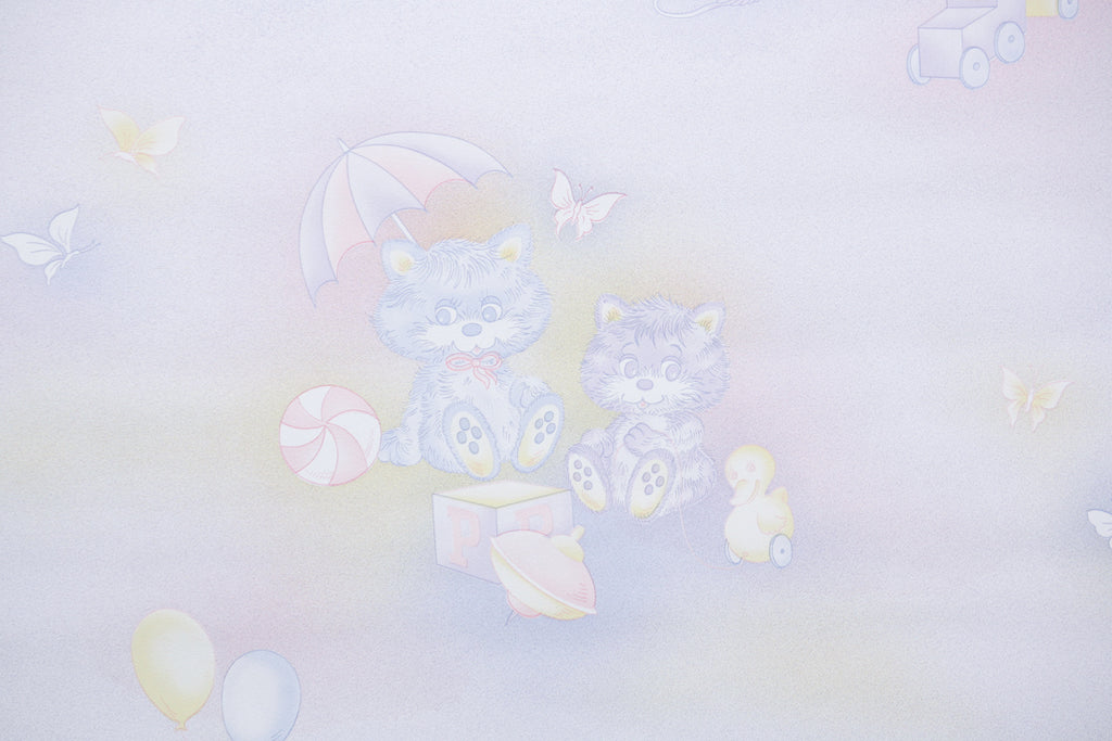 1980s Childrens Vintage Wallpaper