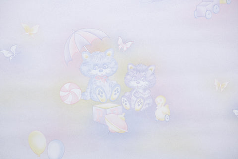 1980s Childrens Vintage Wallpaper