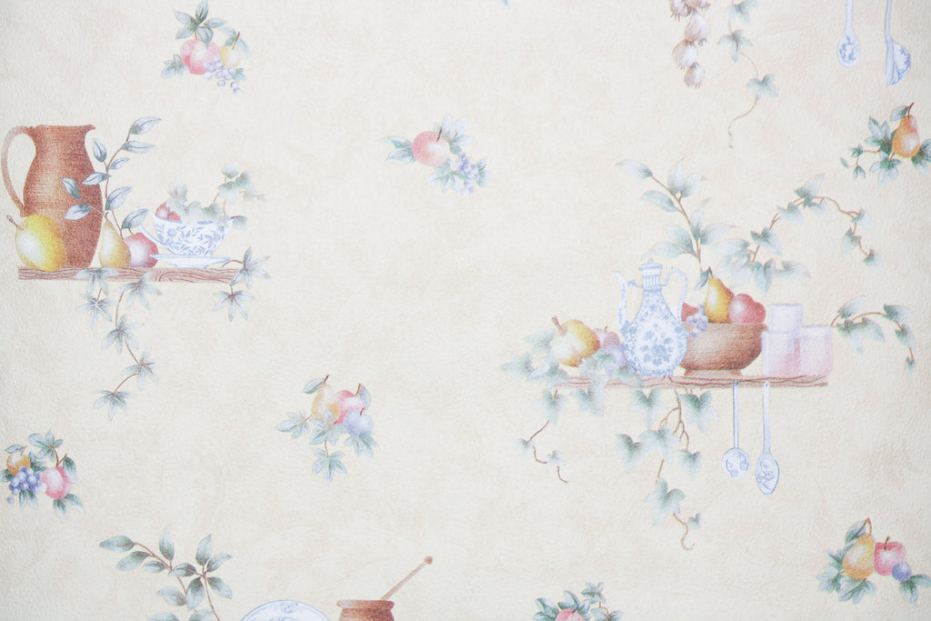 1980s Kitchen Vintage Wallpaper