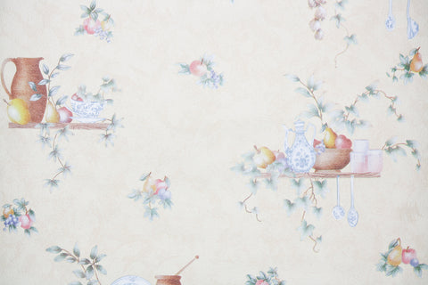1980s Kitchen Vintage Wallpaper
