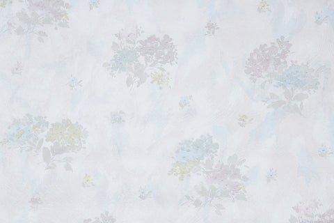 1980s Floral Vintage Wallpaper