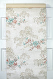1960s Floral Vintage Wallpaper