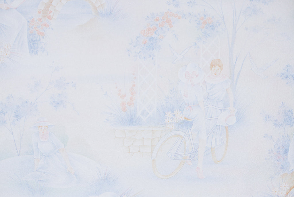 1980s Scenic Vintage Wallpaper