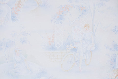 1980s Scenic Vintage Wallpaper