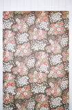 1970s Floral Vinyl Vintage Wallpaper