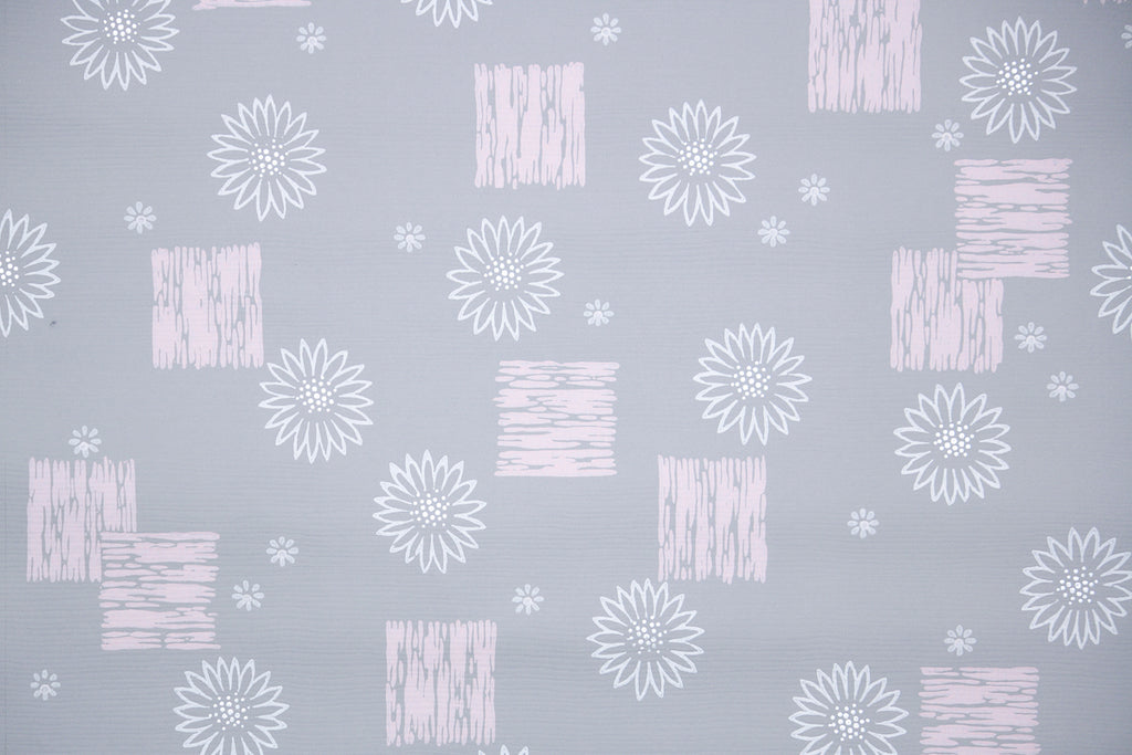 1950s Floral Vintage Wallpaper