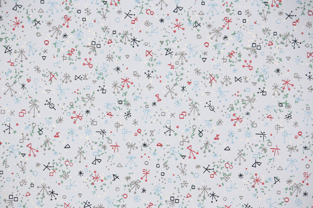 1950s Geometric Vintage Wallpaper