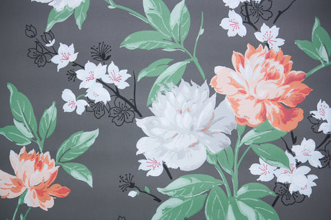 1950s Floral Vintage Wallpaper