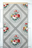 1940s Floral Vintage Wallpaper
