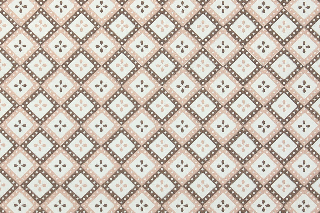 1940s Geometric Vintage Wallpaper