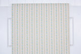 1960s Floral Stripe Vintage Wallpaper