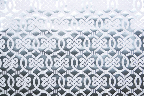 1970s Geometric Mylar Vintage Wallpaper