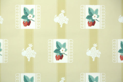 1940s Kitchen Vintage Wallpaper