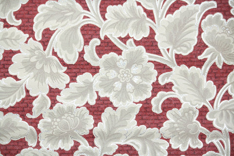 1940s Floral Vintage Wallpaper
