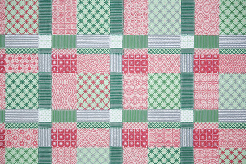 1950s Plaid Vintage Wallpaper