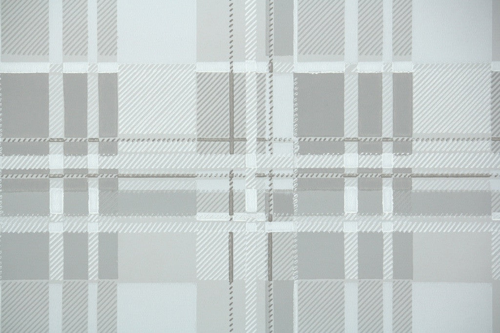 1950s Plaid Vintage Wallpaper