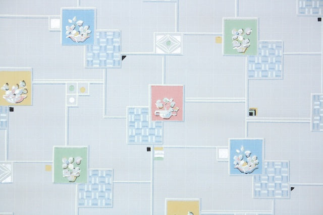 1930s Kitchen Vintage Wallpaper