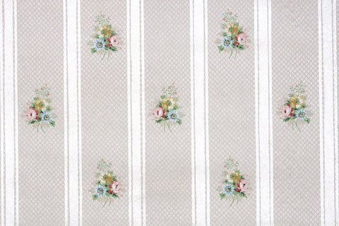 1930s Floral Vintage Wallpaper