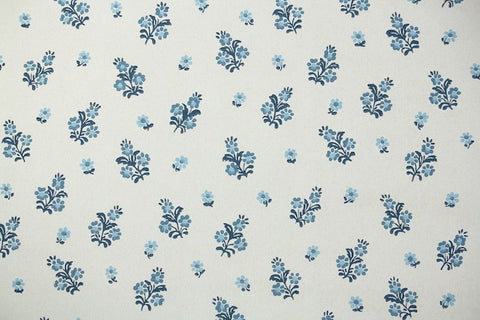 1960s Floral Vintage Wallpaper